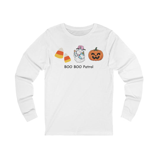 Boo Boo Patrol Halloween Long Sleeve Tee