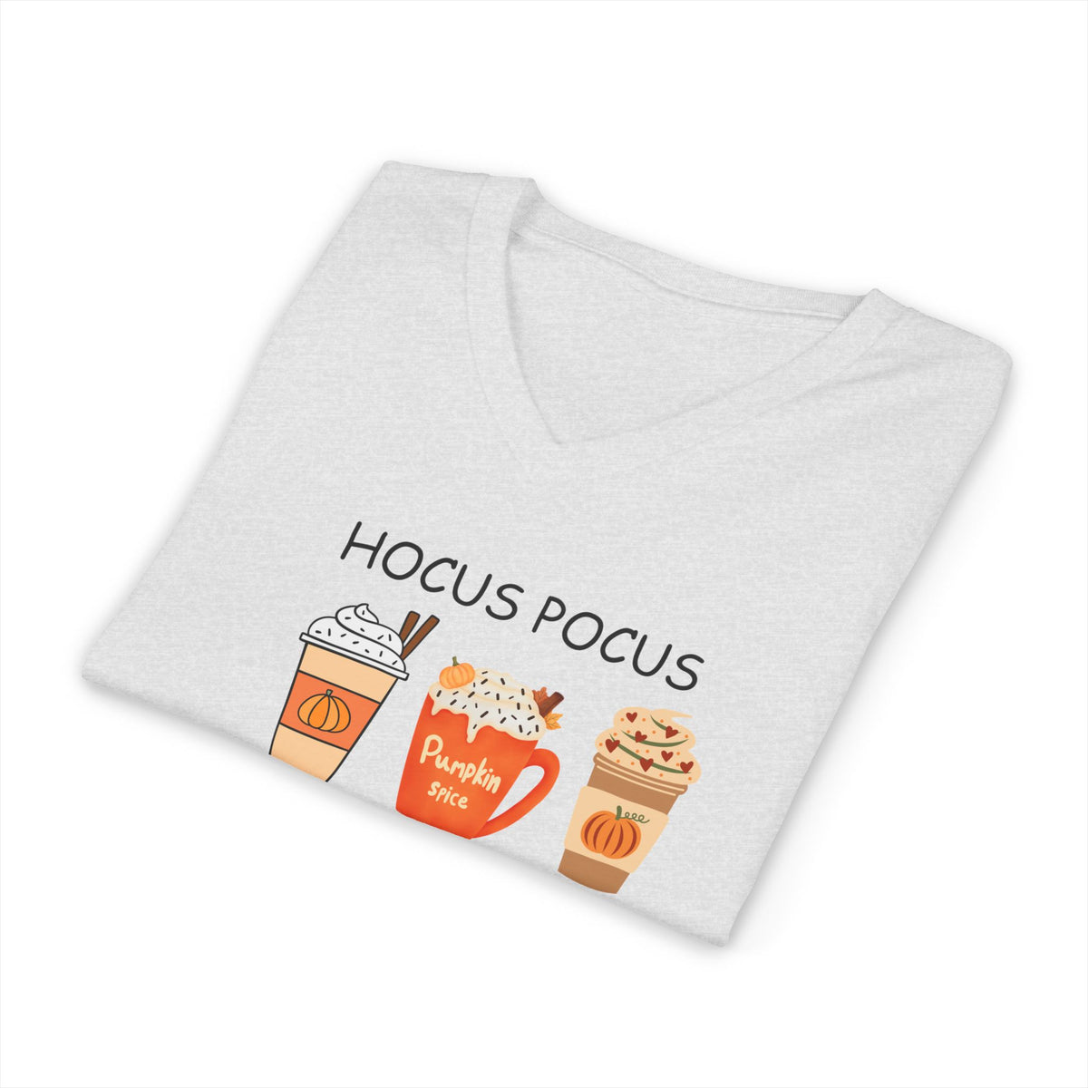 I Coffee Need to Focus - V  Neck Tee