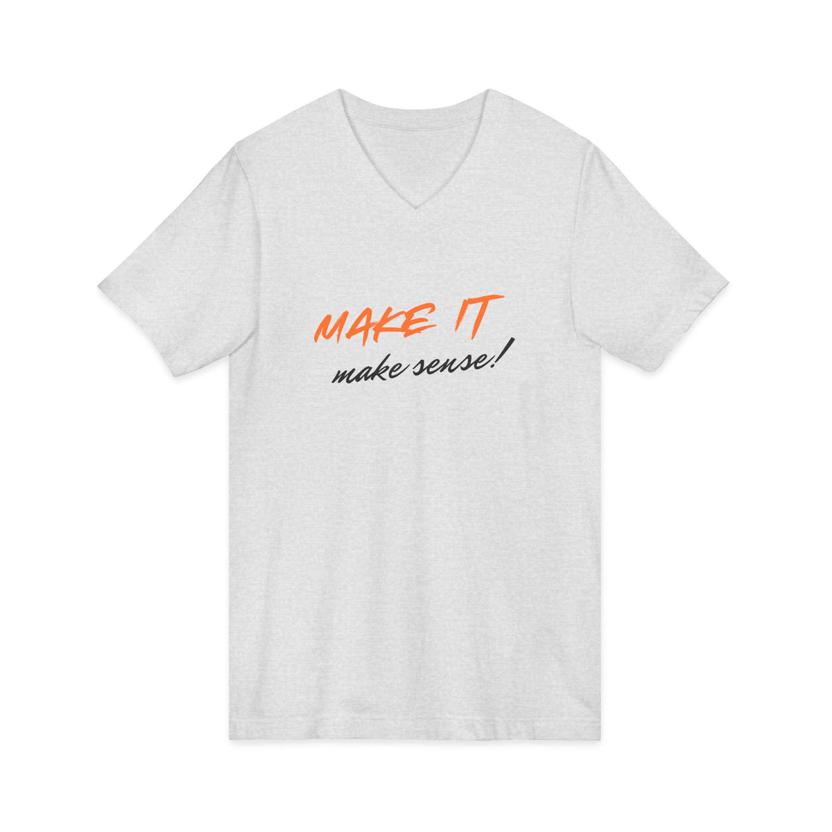 Unisex Jersey Short Sleeve V-Neck Tee