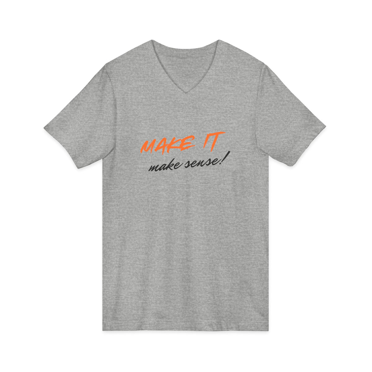 Unisex Jersey Short Sleeve V-Neck Tee