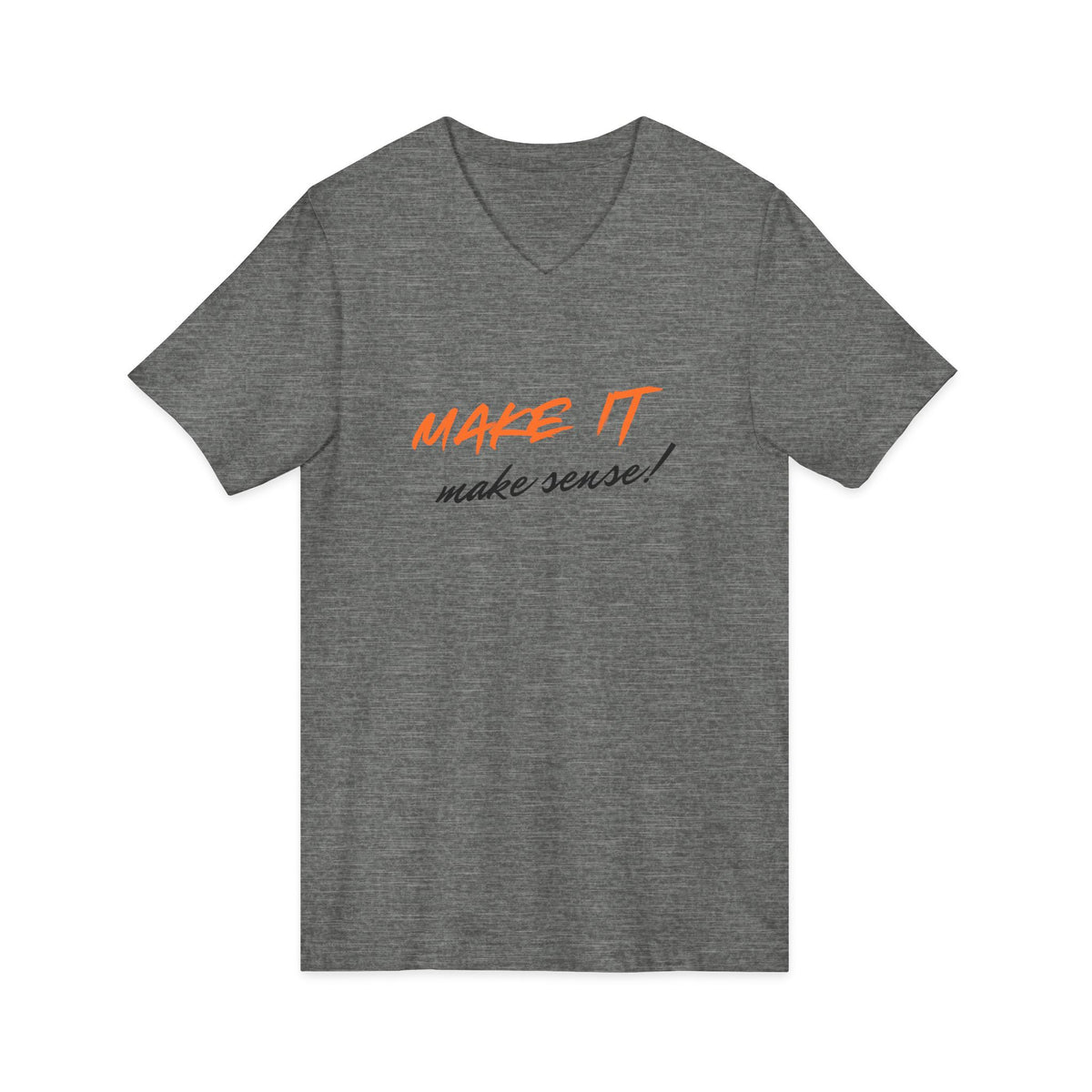 Unisex Jersey Short Sleeve V-Neck Tee
