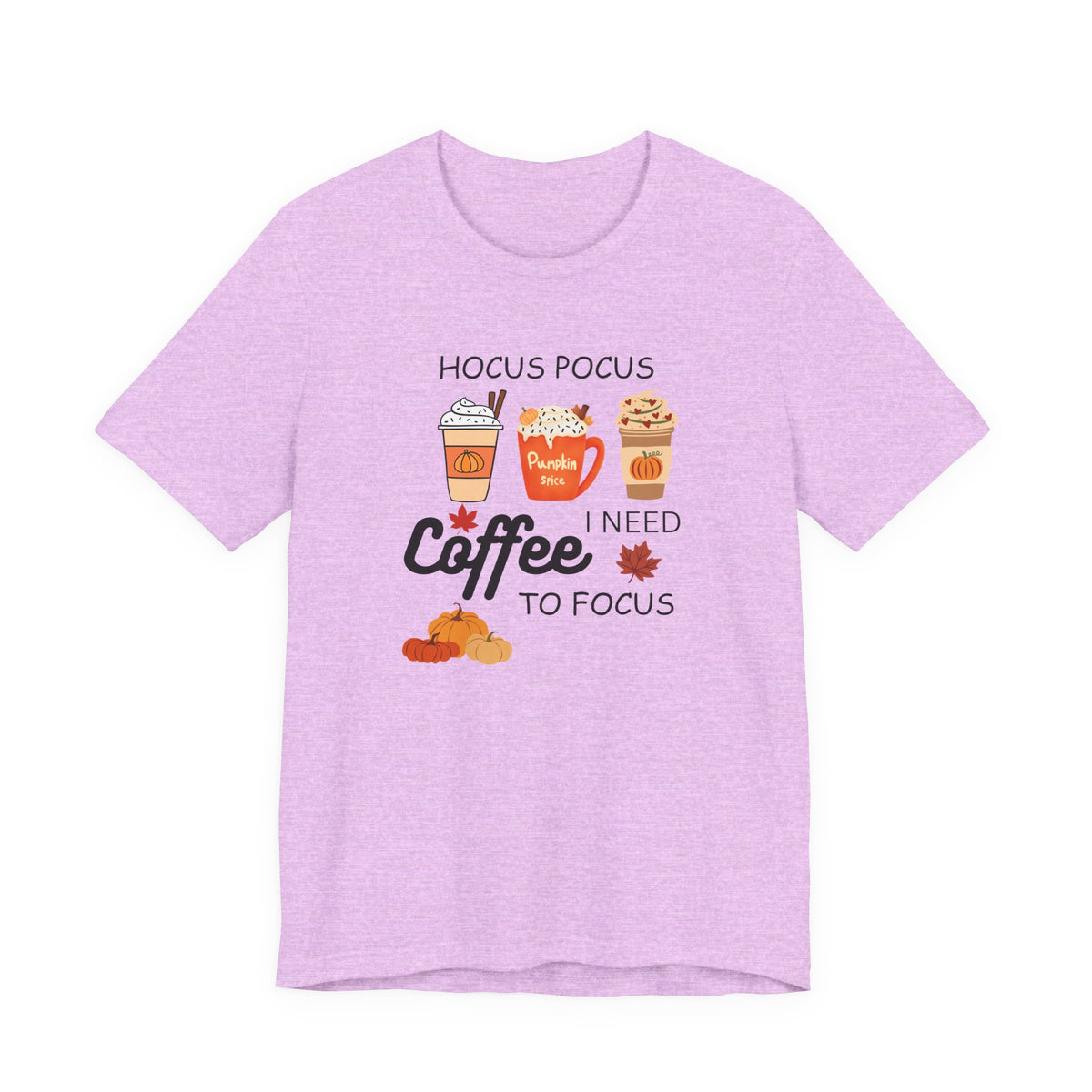 Hocus Pocus I Need Coffee Tee — Pumpkin Spice Fall Coffee Shirt
