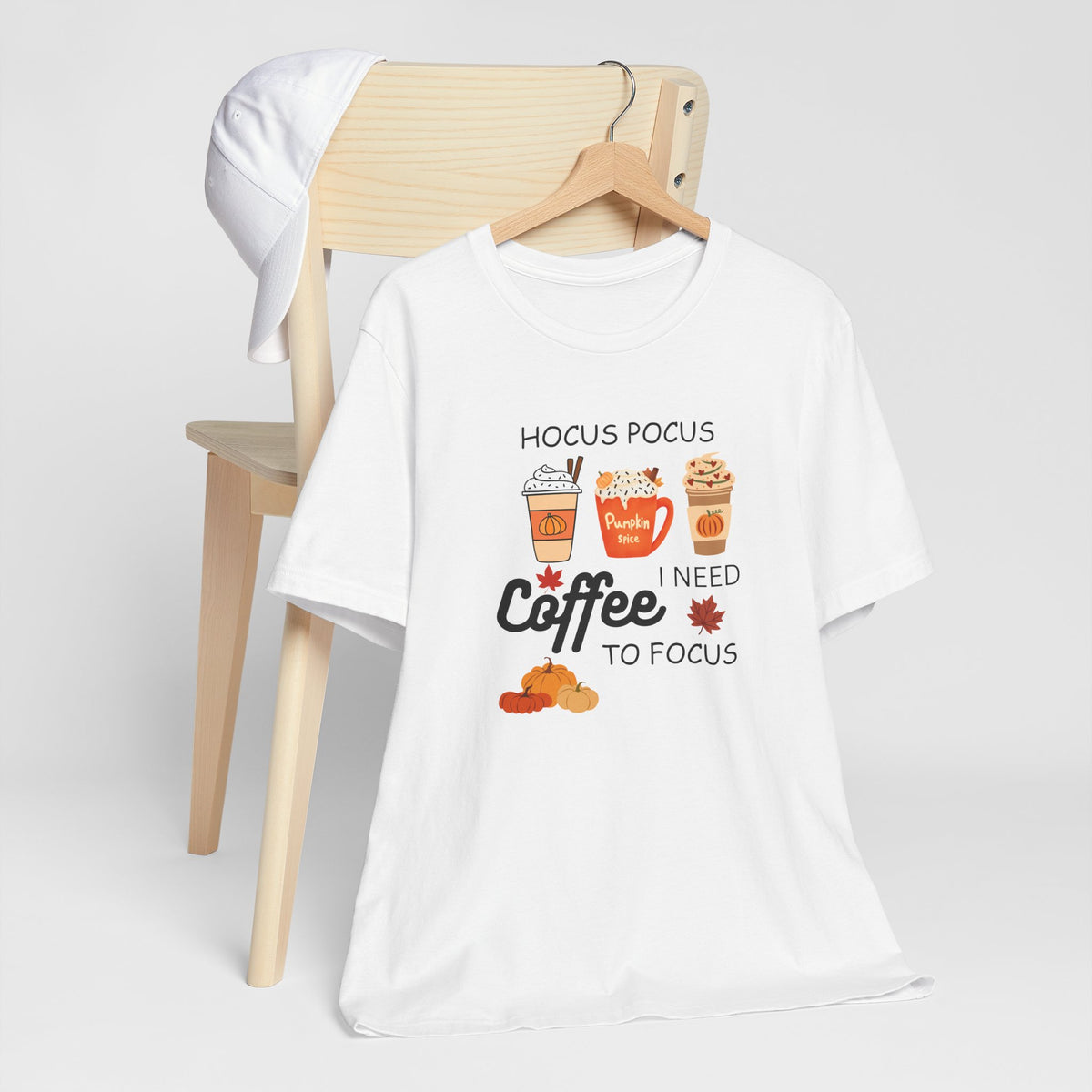 Hocus Pocus I Need Coffee Tee — Pumpkin Spice Fall Coffee Shirt
