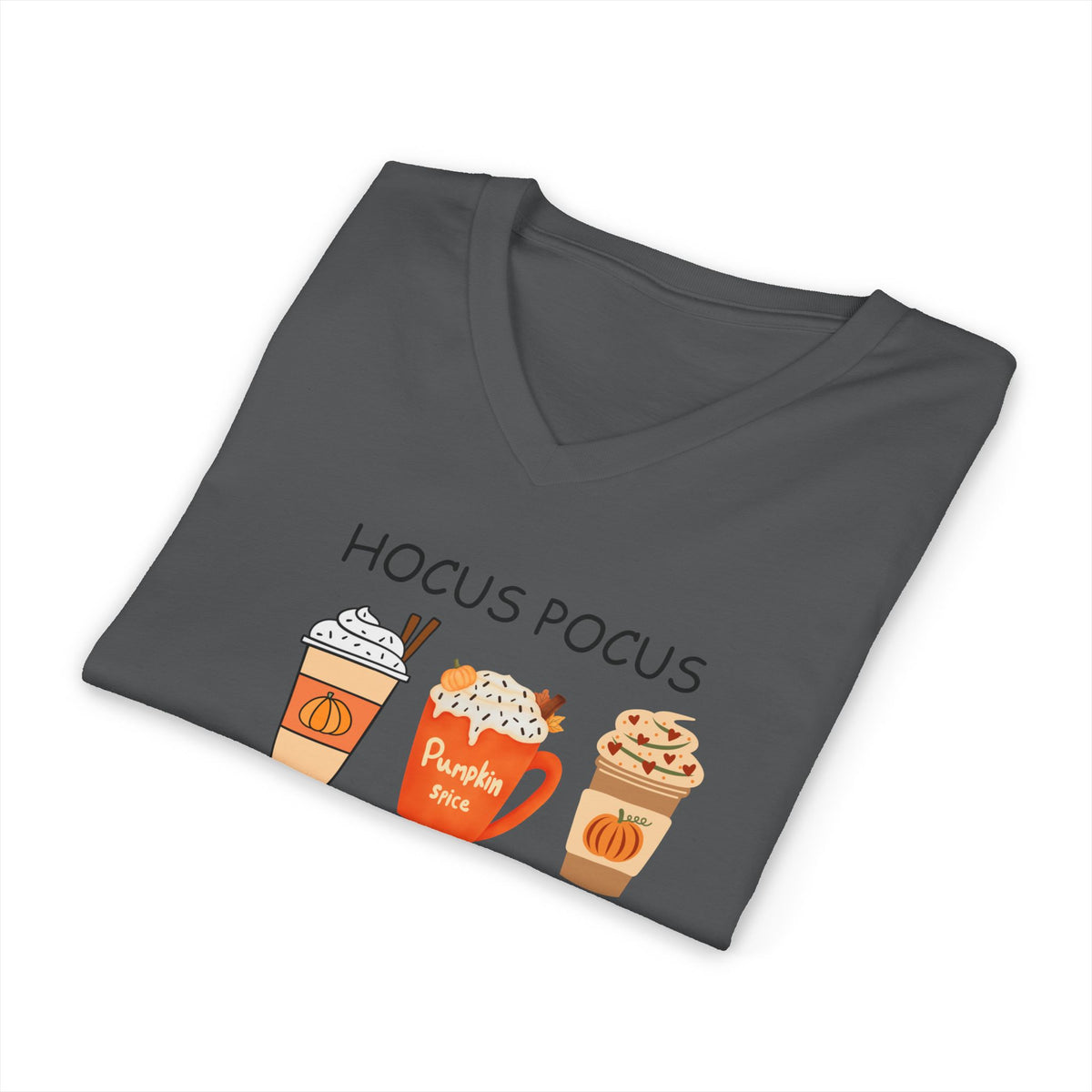 I Coffee Need to Focus - V  Neck Tee
