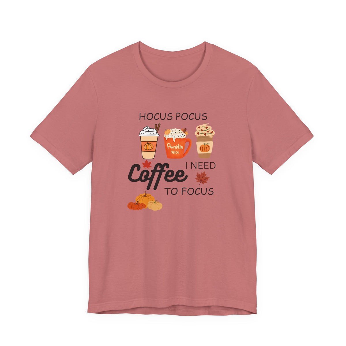 Hocus Pocus I Need Coffee Tee — Pumpkin Spice Fall Coffee Shirt
