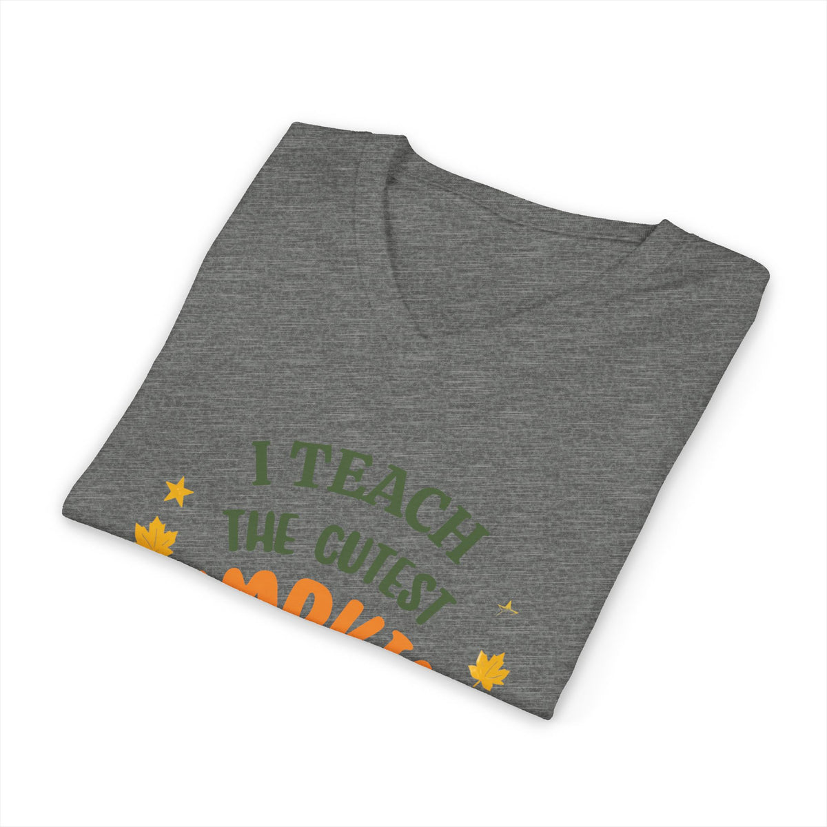 I Teach the Cutest Pumpkins in the Patch - V-Neck Tee Shirt