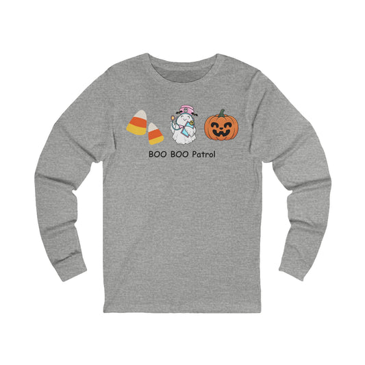 Boo Boo Patrol Halloween Long Sleeve Tee