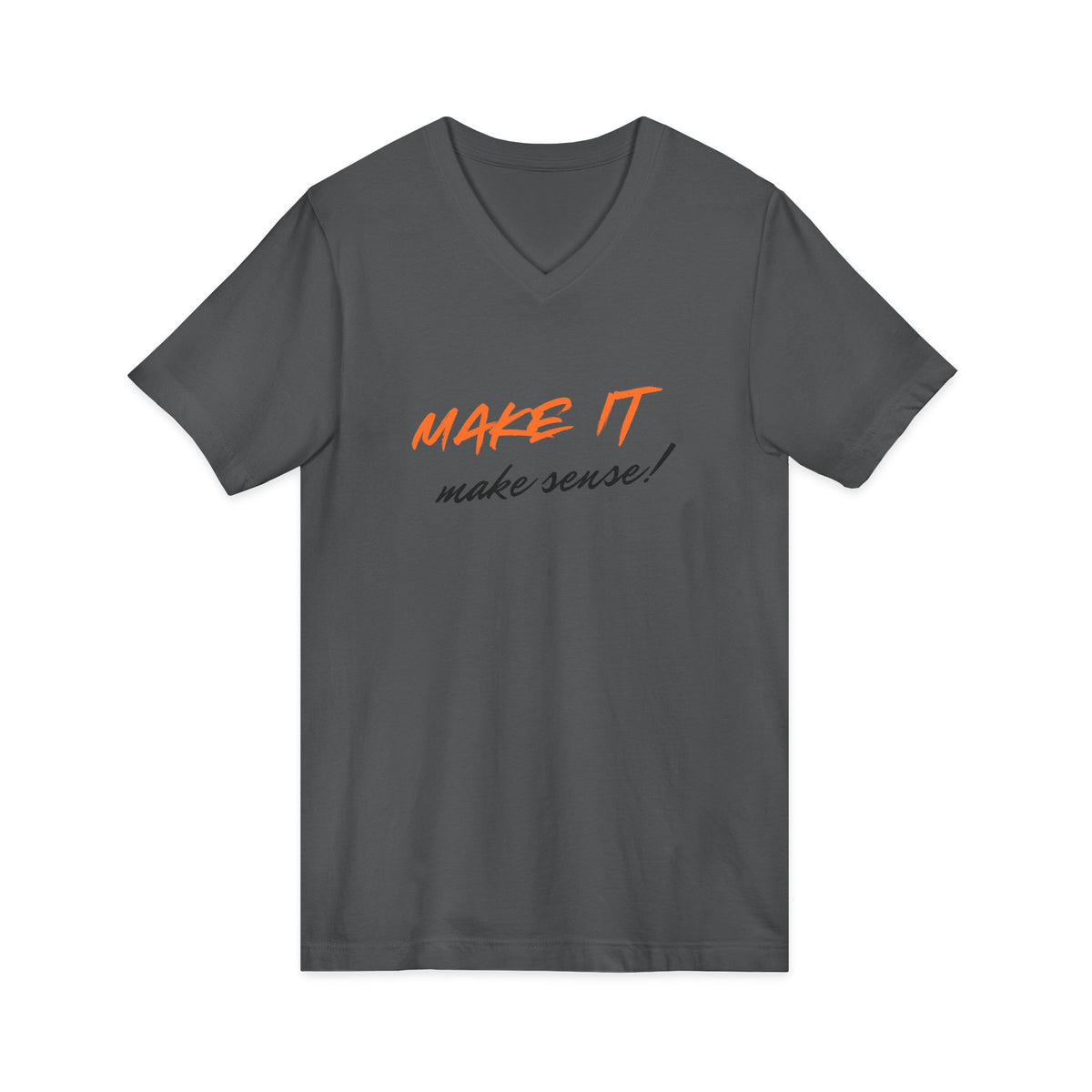 Unisex Jersey Short Sleeve V-Neck Tee
